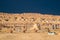 Oil field on yardang landforms