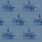 Oil and Gas industry. Exploration offshore drilling platform. Seamless pattern.