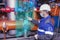 Oil, gas industry. New technology for equipment quality control: The mechanic - the repairman diagnoses equipment using new