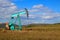 Oil Gas Petroleum Industry Pumpjack Alberta Canada