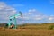 Oil Gas Petroleum Industry Pumpjack Alberta Canada