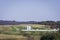 Oil and gas well pad in rural Ohio farmland