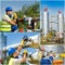 Oil industry collage