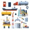 Oil Industry Elements Set