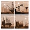 Oil industry group scenes