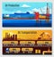 Oil Industry Horizontal Banners