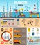 Oil Industry Infographic Template