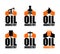 Oil industry logo. petroleum production sign. Logo for petrol pr