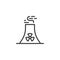 Oil industry pipe line icon