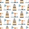 Oil industry production station extracting seamless pattern