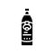 oil olive bottle glyph icon vector illustration