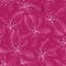 Oil painting floral seamless pattern. Abstract textured crimson pink flowers. Bright pink background.