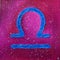 Oil painting Libra Art Zodiac Sign Wall Decor Impasto