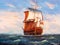 Oil Painting - Sailing Boat