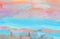 Oil painting of the sea, multicolored sunset on the horizon. abstract oil texture background