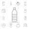 oil plastic bottle line icon. Detailed set of web icons and signs. Premium graphic design. One of the collection icons for website