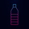 Oil plastic bottle line nolan icon. Simple thin line, outline  of web icons for ui and ux, website or mobile application