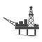 Oil platform icon