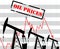 Oil price graph illustration
