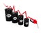 Oil Prices Dropping Illustration