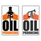 Oil production logo. petroleum industry sign. Logo for petrol pr