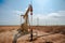 Oil pump jack on the plains of west Texas