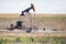 Oil pump machine in oil fields