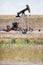 Oil pump machine in oil fields
