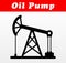 Oil pump vector icon design