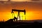 Oil Pumpjack Sunset 8