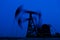 Oil pumps silhouette