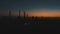 Oil refinery at twilight