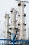 Oil refining equipment. Gasoline production. Freeing oil from impurities. Oil refining