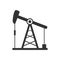 Oil rig icon. Pump jack sign. Oil drilling wells symbol. Vector isolated