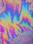 Oil Slick. Vibrant colored texture, abstract background.