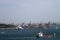 An oil tanker belonging to the Palmali shipping company passes in front of the Port of HaydarpaÅŸa in Istanbul, Turkey