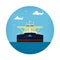 Oil Tanker Icon