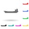 oil tanker multi color style icon. Simple glyph, flat vector of Oil icons for ui and ux, website or mobile application