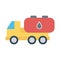 Oil tanker, oil, tank, truck fully editable vector icon