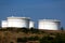 Oil tanks filed in vasco goa india