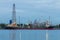 Oil transportation boat with refinery plant