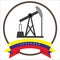 Oil Well Pump Jack with Venezuela`s eight stars flag