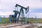 Oil well on the serbian mining field