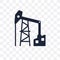 Oilfield transparent icon. Oilfield symbol design from Industry