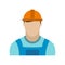 Oilman flat icon