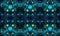 Oily dots seamless symmetrical pattern wallpaper yellow blue