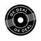 Ok Deal rubber stamp