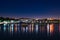 Okahu Bay at night. Auckland, New Zealand.