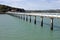 Okahu bay wharf in Auckland