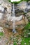 Okatse Kinchkha Waterfall, three-step waterfall cascade in the river gorge of Satsikvilo, Kutaisi, Gerogia